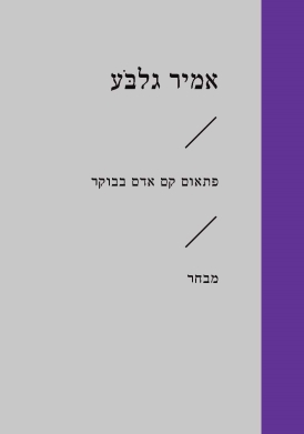 עטיפת הספר פתאום קם אדם בבוקר | אמיר גלבֹּע
