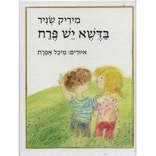 עטיפת הספר בדשא יש פרח | מיריק שניר