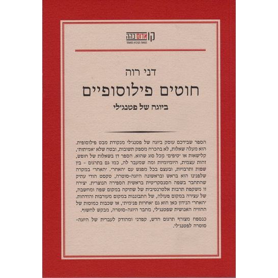 עטיפת הספר חוטים פילוסופיים ביוגה של פטנג'לי | דני רוה