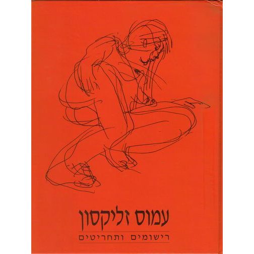 עטיפת הספר רישומים ותחריטים | עמוס זליקסון