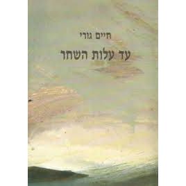 עטיפת הספר עד עלות השחר | חיים גורי