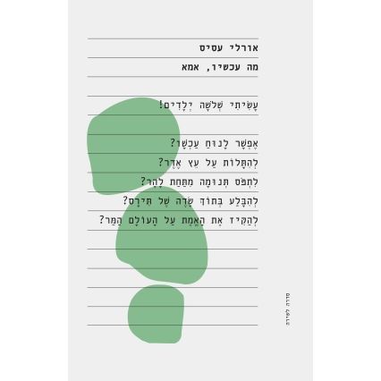 עטיפת הספר מה עכשיו, אמא | אורלי עסיס