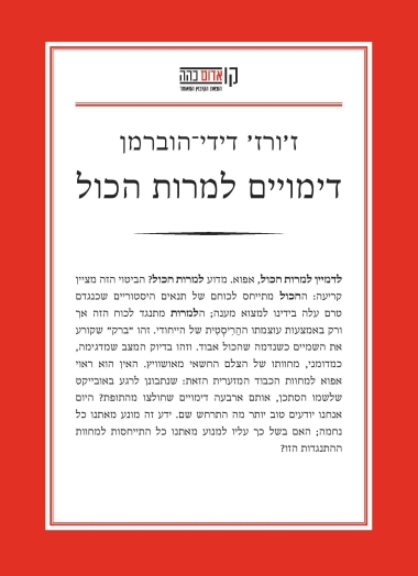 עטיפת הספר דימויים למרות הכל | ז'ורז' דידי-הוברמן
