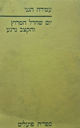 עטיפת הספר יום שחדל המרוץ והקצב נרגע | עמירה הגני 