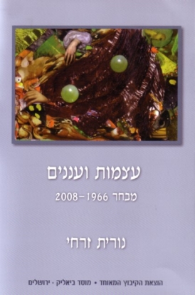 עטיפת הספר עצמות ועננים: מבחר שירים, 2008-1966 | נורית זרחי