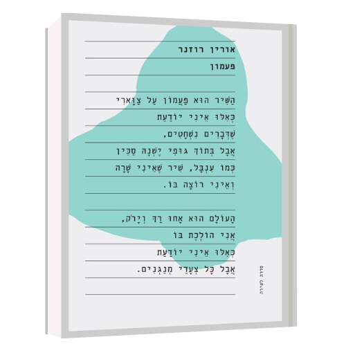 עטיפת הספר פעמון | אורין רוזנר